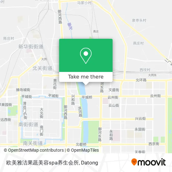 欧美雅洁果蔬美容spa养生会所 map