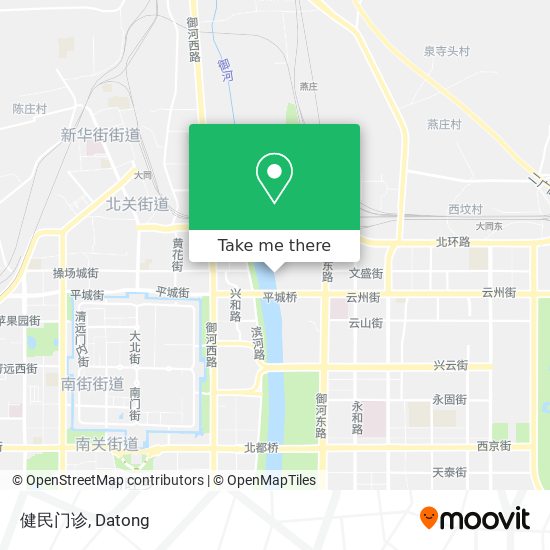 健民门诊 map