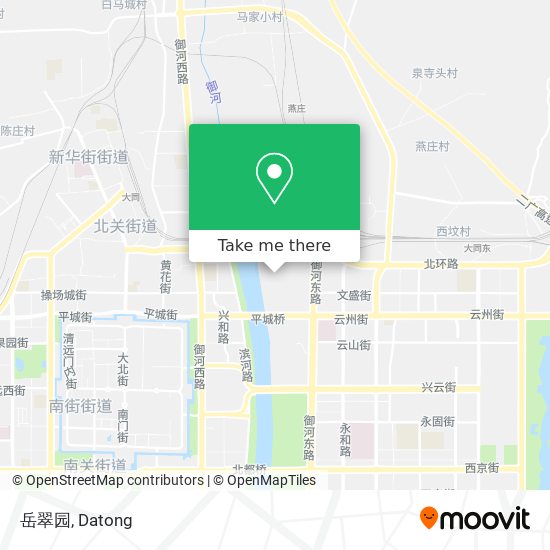岳翠园 map