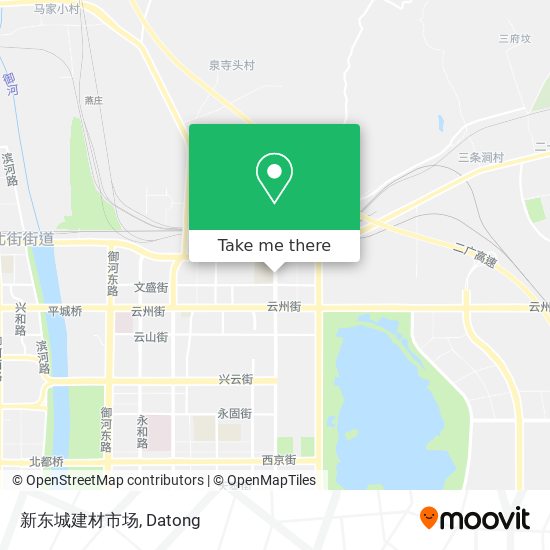 新东城建材市场 map