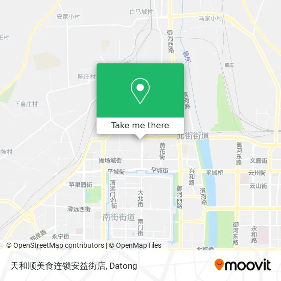 天和顺美食连锁安益街店 map