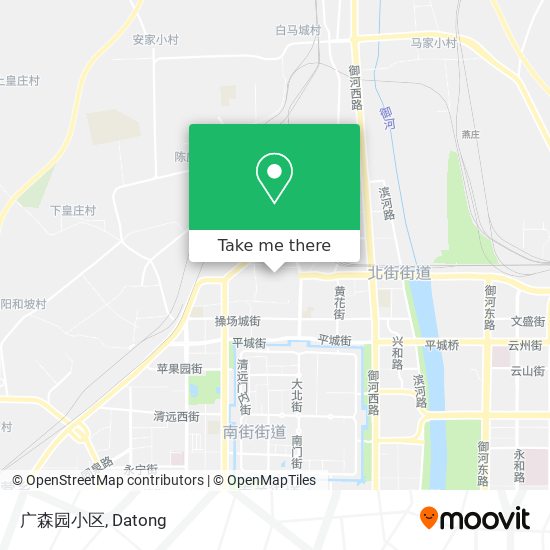 广森园小区 map
