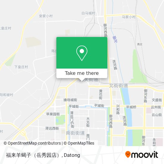 福来羊蝎子（岳秀园店） map