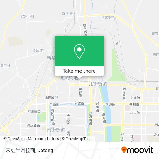 宏红兰州拉面 map