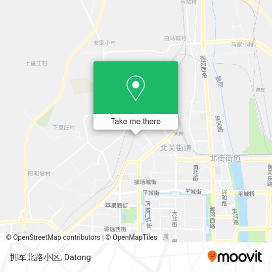 拥军北路小区 map