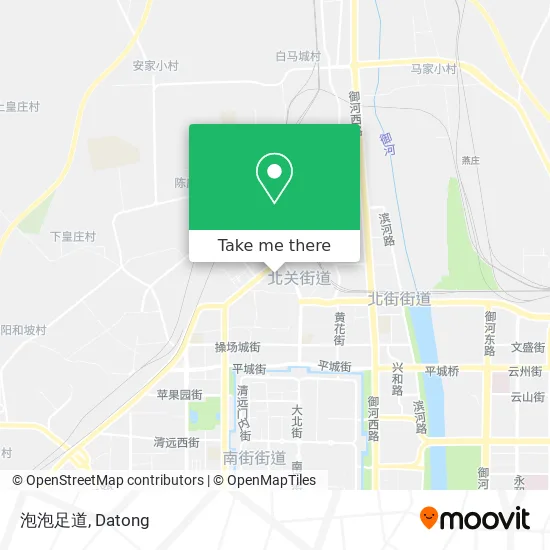 泡泡足道 map
