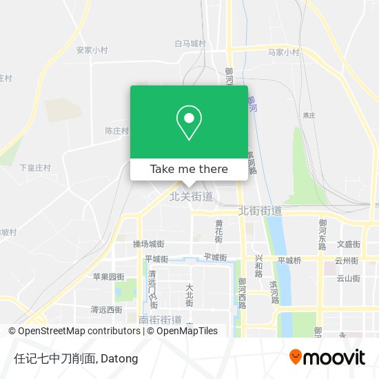 任记七中刀削面 map