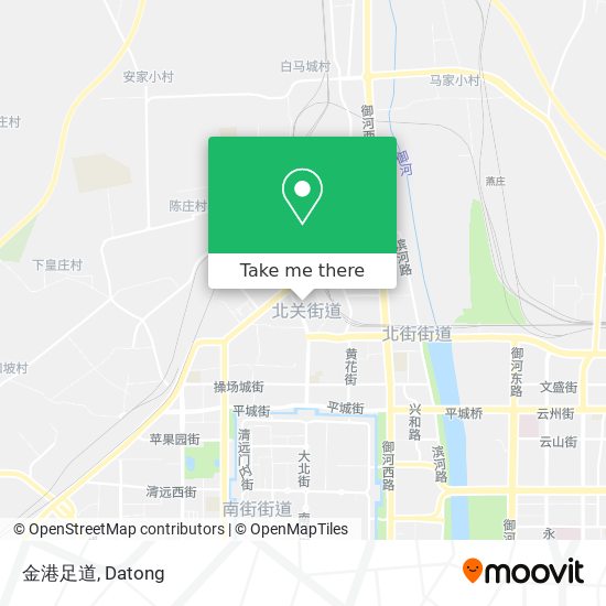 金港足道 map