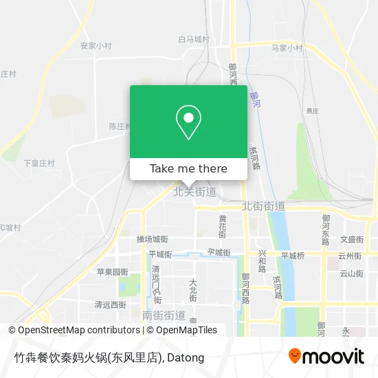 竹犇餐饮秦妈火锅(东风里店) map