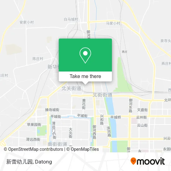 新蕾幼儿园 map