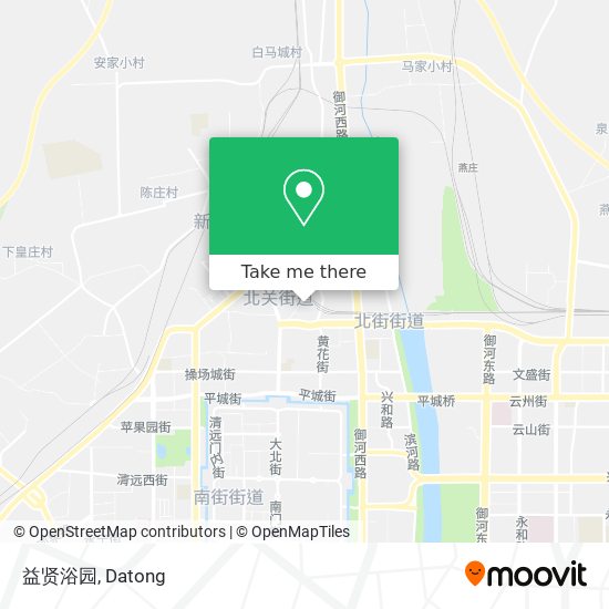益贤浴园 map