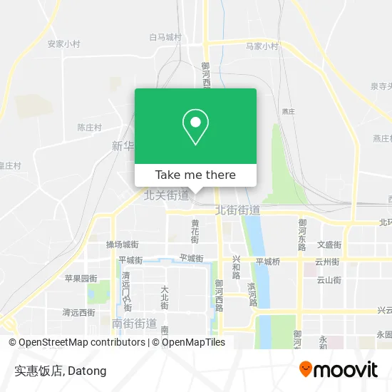实惠饭店 map