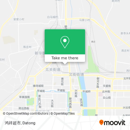 鸿祥超市 map
