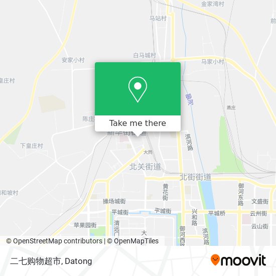 二七购物超市 map