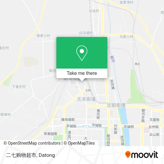 二七购物超市 map