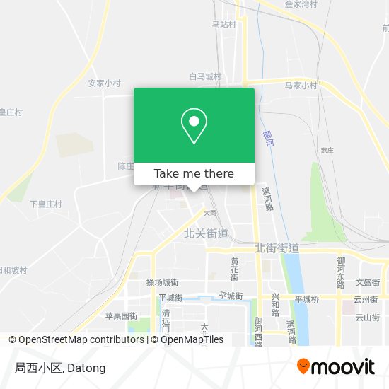 局西小区 map