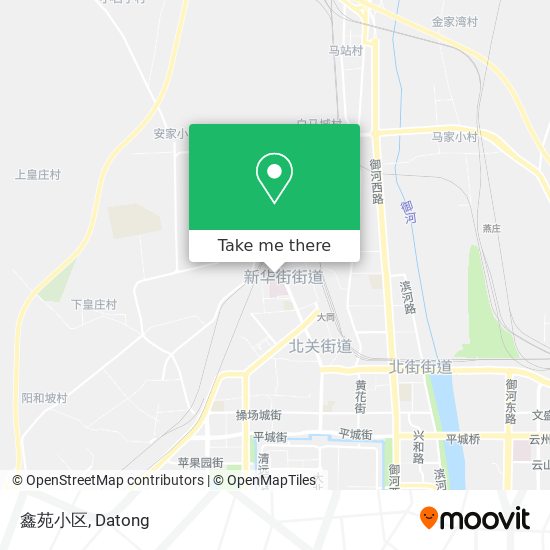 鑫苑小区 map