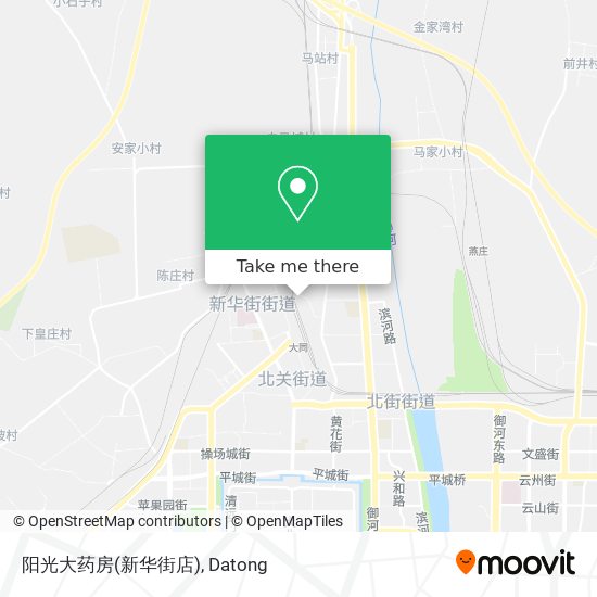 阳光大药房(新华街店) map