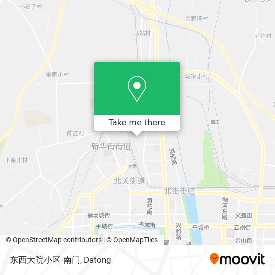 东西大院小区-南门 map