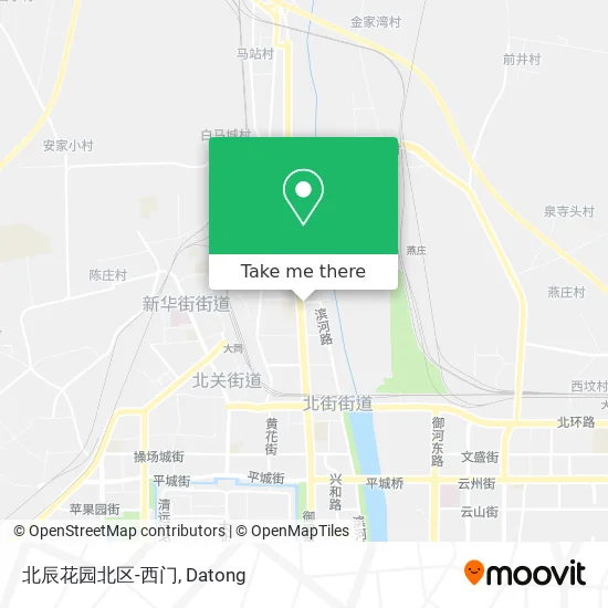 北辰花园北区-西门 map