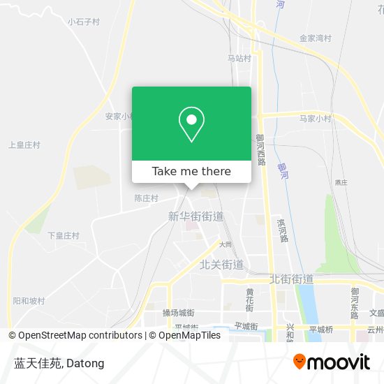 蓝天佳苑 map