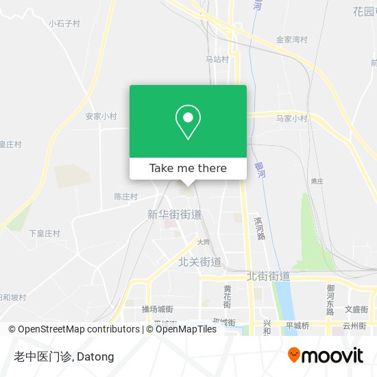 老中医门诊 map