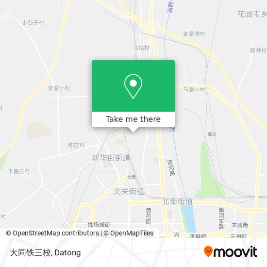 大同铁三校 map