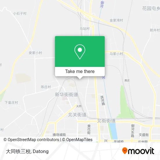 大同铁三校 map