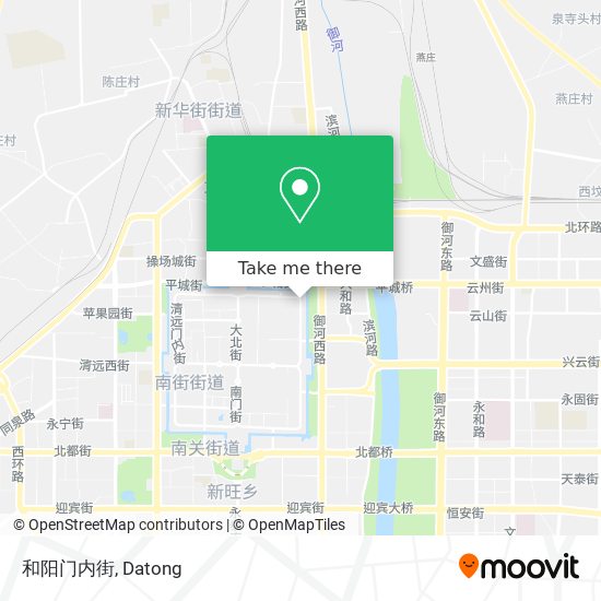 和阳门内街 map