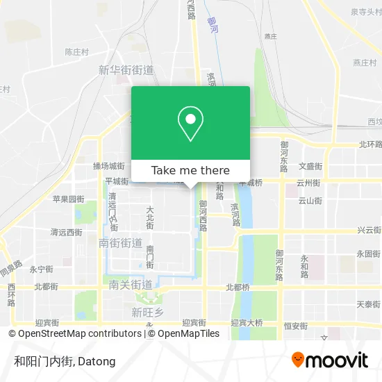 和阳门内街 map
