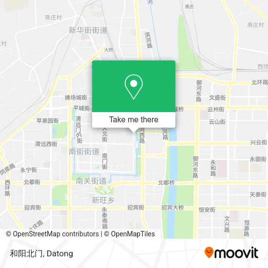 和阳北门 map