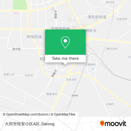大同市恒安小区A区 map