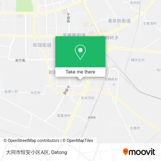大同市恒安小区A区 map