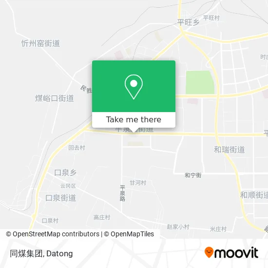 同煤集团 map