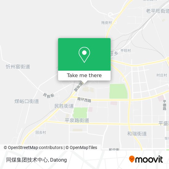 同煤集团技术中心 map