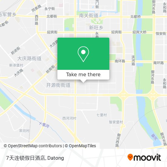 7天连锁假日酒店 map