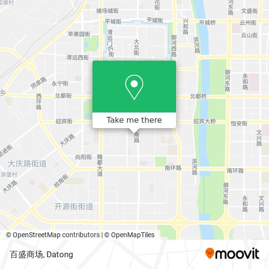 百盛商场 map