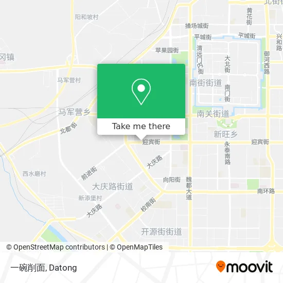 一碗削面 map