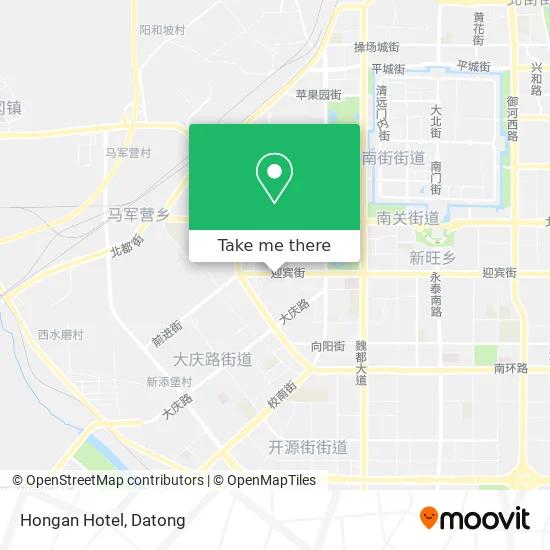 Hongan Hotel map