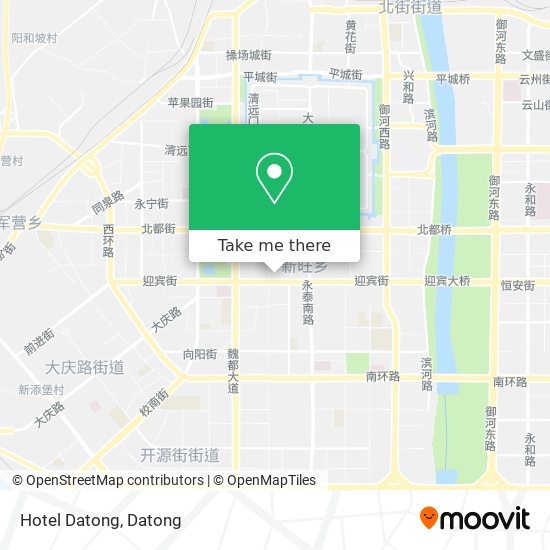 Hotel Datong map
