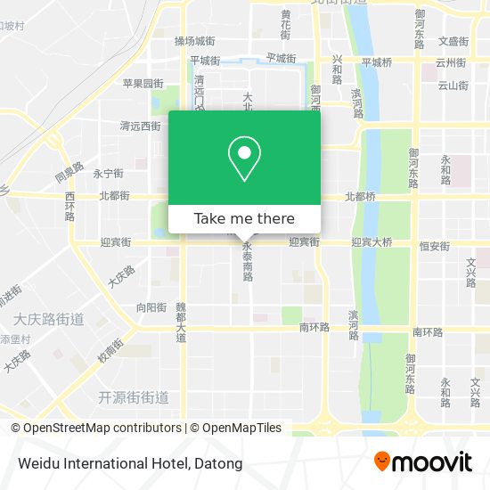 Weidu International Hotel map