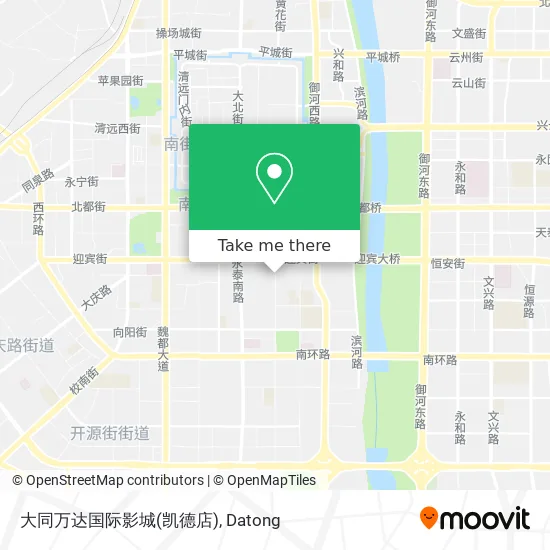 大同万达国际影城(凯德店) map