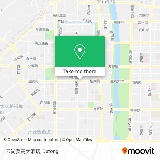 云岗美高大酒店 map