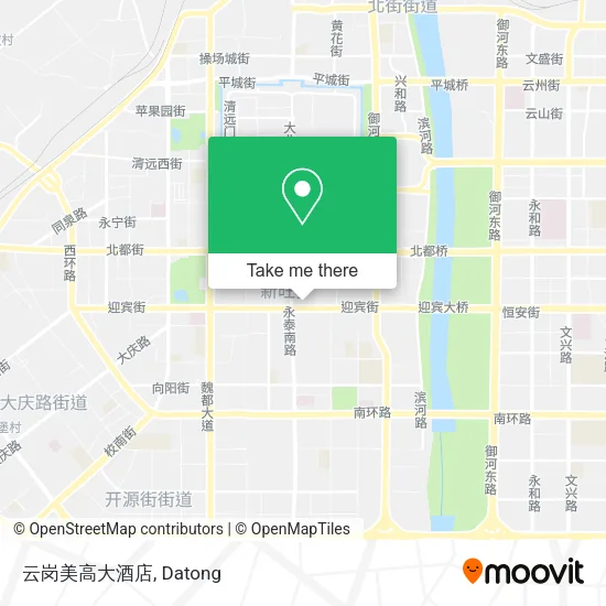 云岗美高大酒店 map