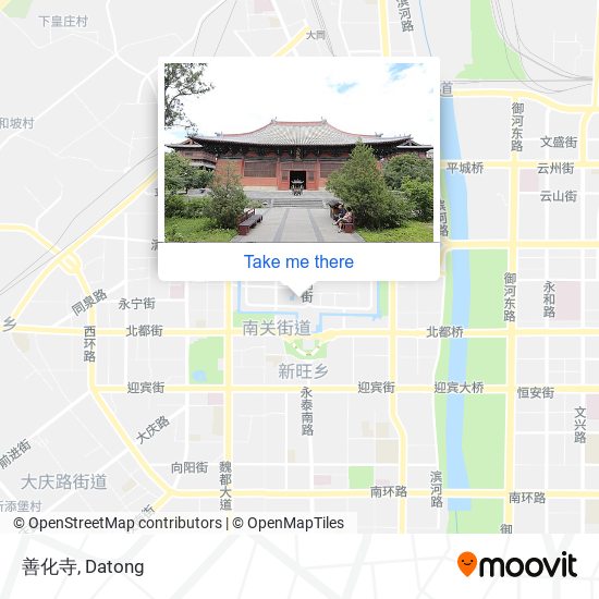 善化寺 map