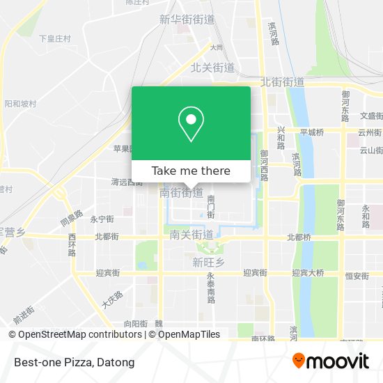 Best-one Pizza map