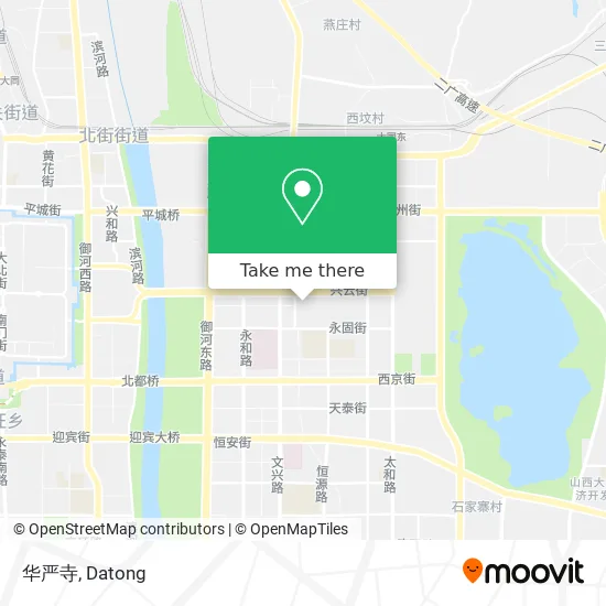 华严寺 map