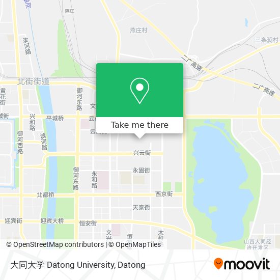 大同大学 Datong University map