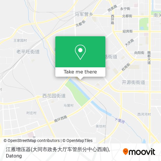 江雁增压器(大同市政务大厅车管所分中心西南) map