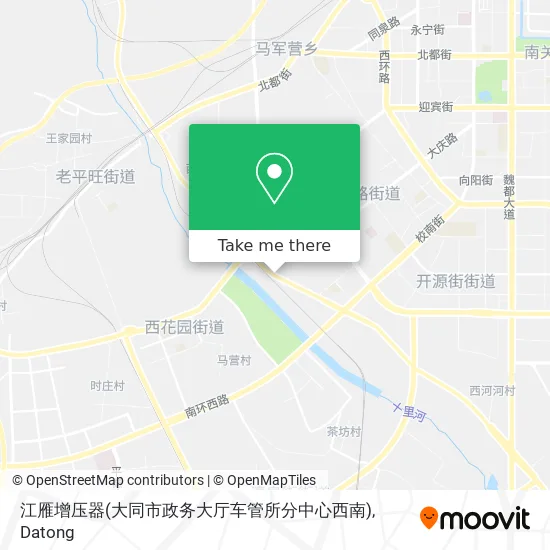 江雁增压器(大同市政务大厅车管所分中心西南) map